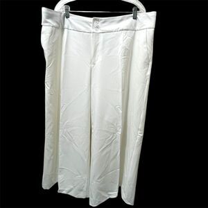 Jessica London White Dress Pants Womens Size 20 with 26" Inseam, Pockets, NWOT
